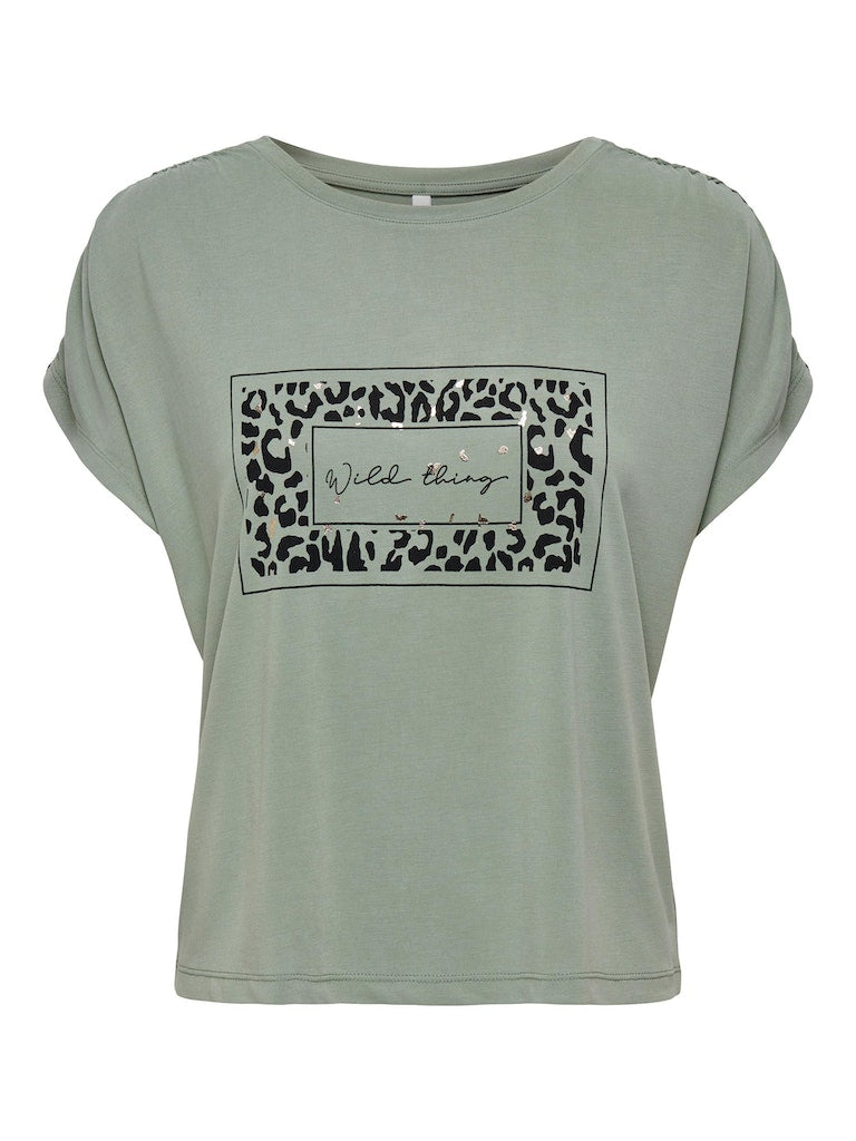Camiseta Onlfree Life S/S Modal Reg Top  15293567 de Only