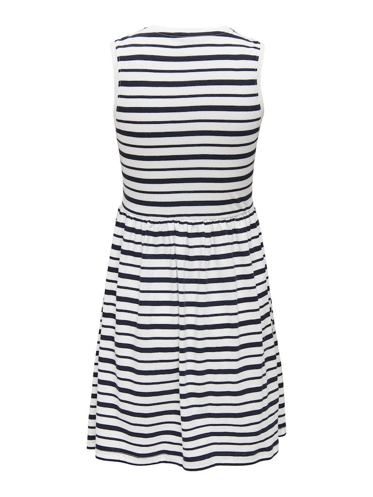 Onlmay Life S/L Peplum Dress Box Jrs Cloud Dancer Night Sky 15316907 de Only