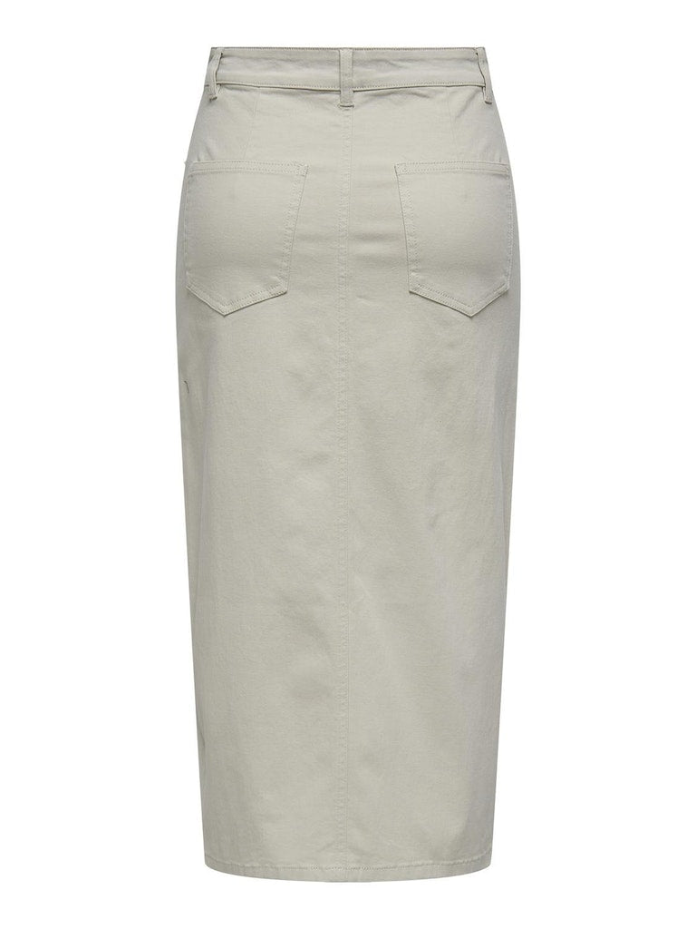 Onllola Hw Long Slit Skirt Cc Pnt Silver Lining 15318146 de Only