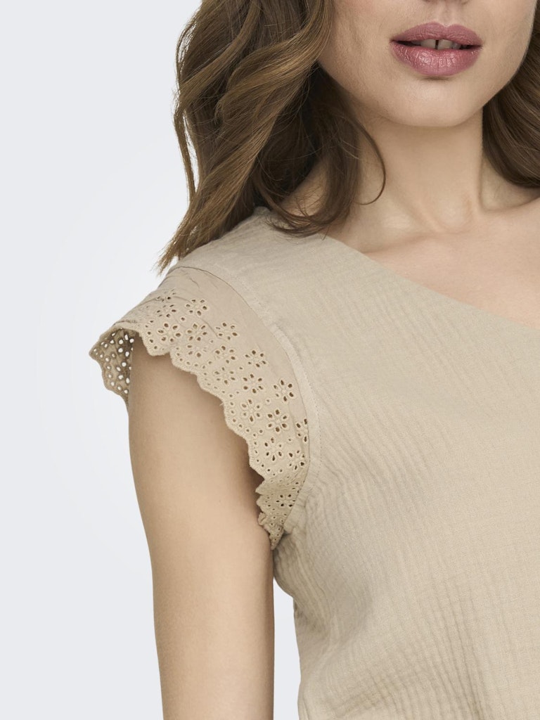 Onlthyra Sl Mix Top Noos Wvn Oxford Tan