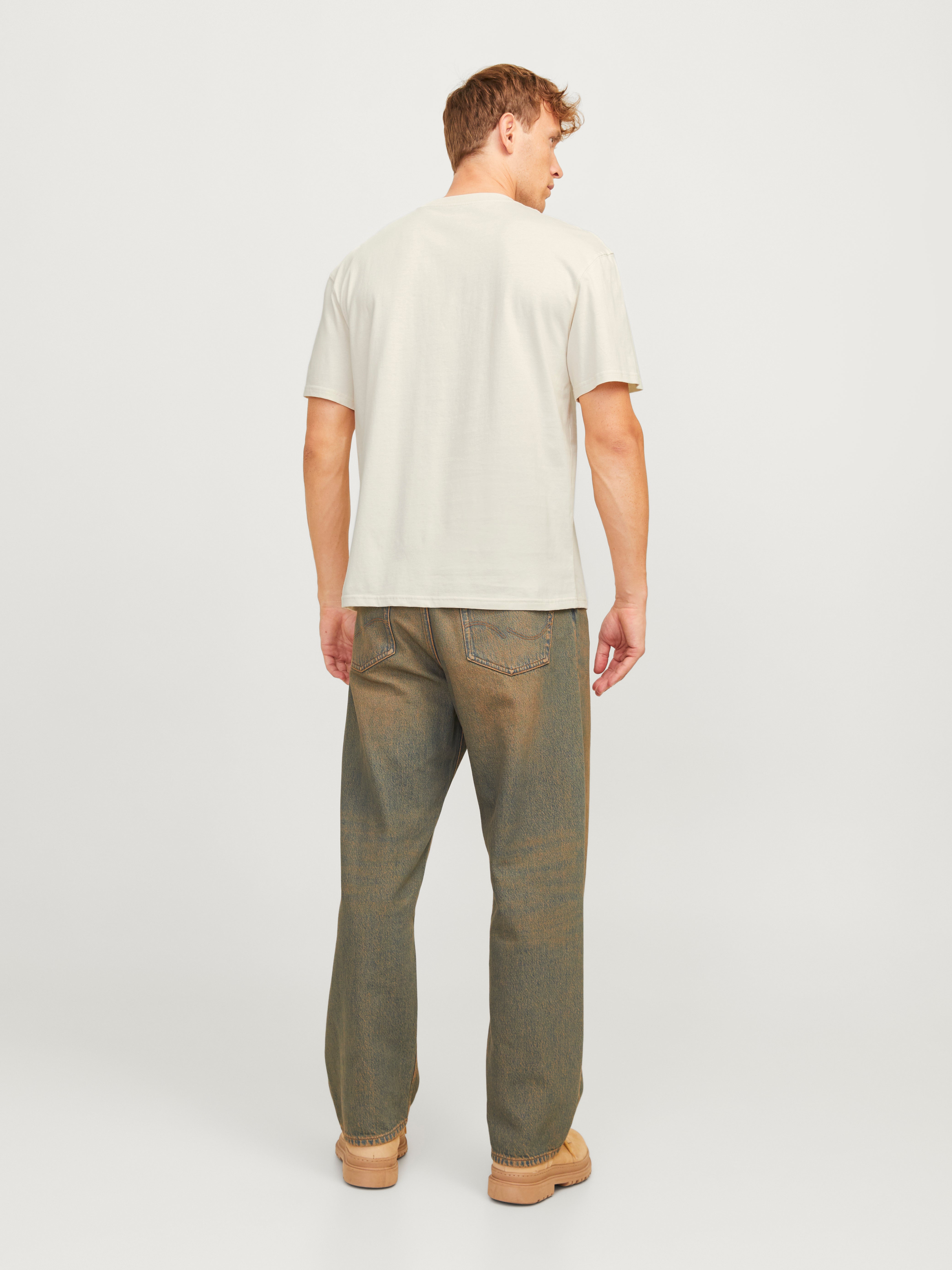 Jorbronx Arch Big Tee Ss Crew Neck Antique White