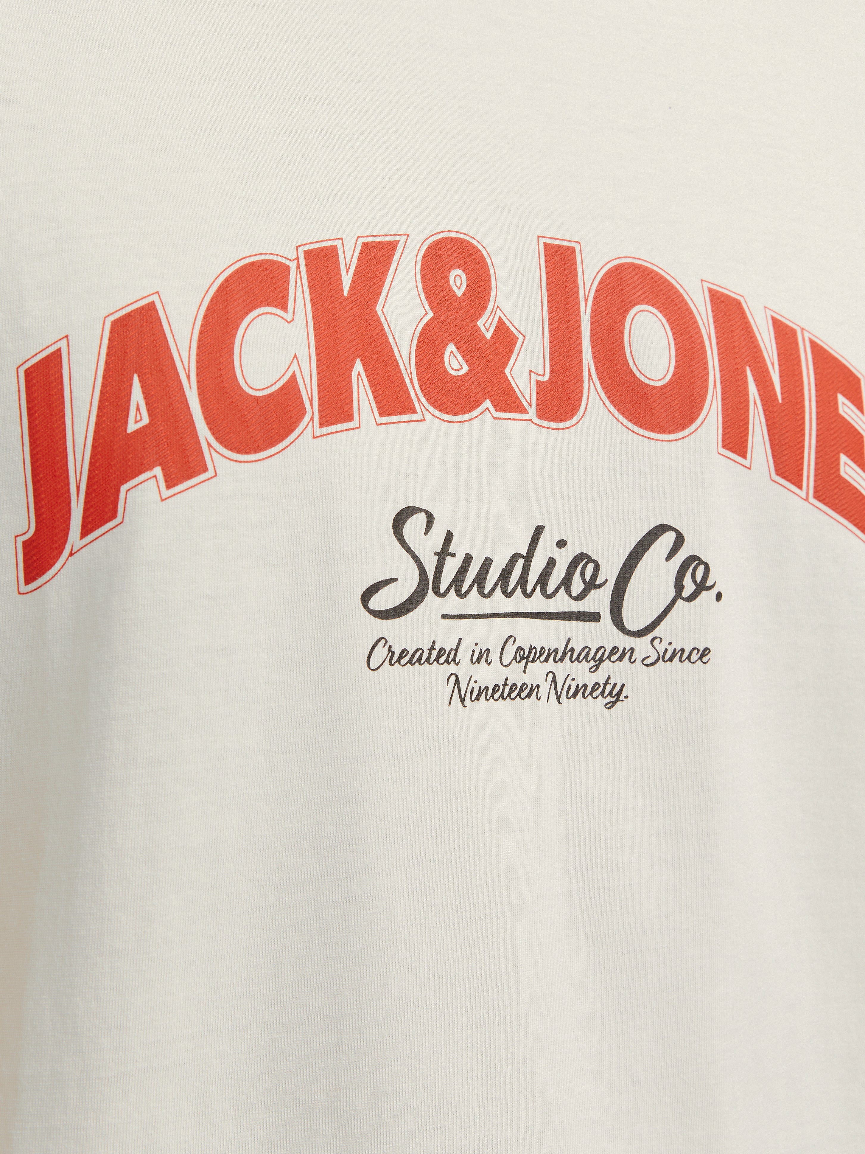 Jorbronx Arch Big Tee Ss Crew Neck Antique White