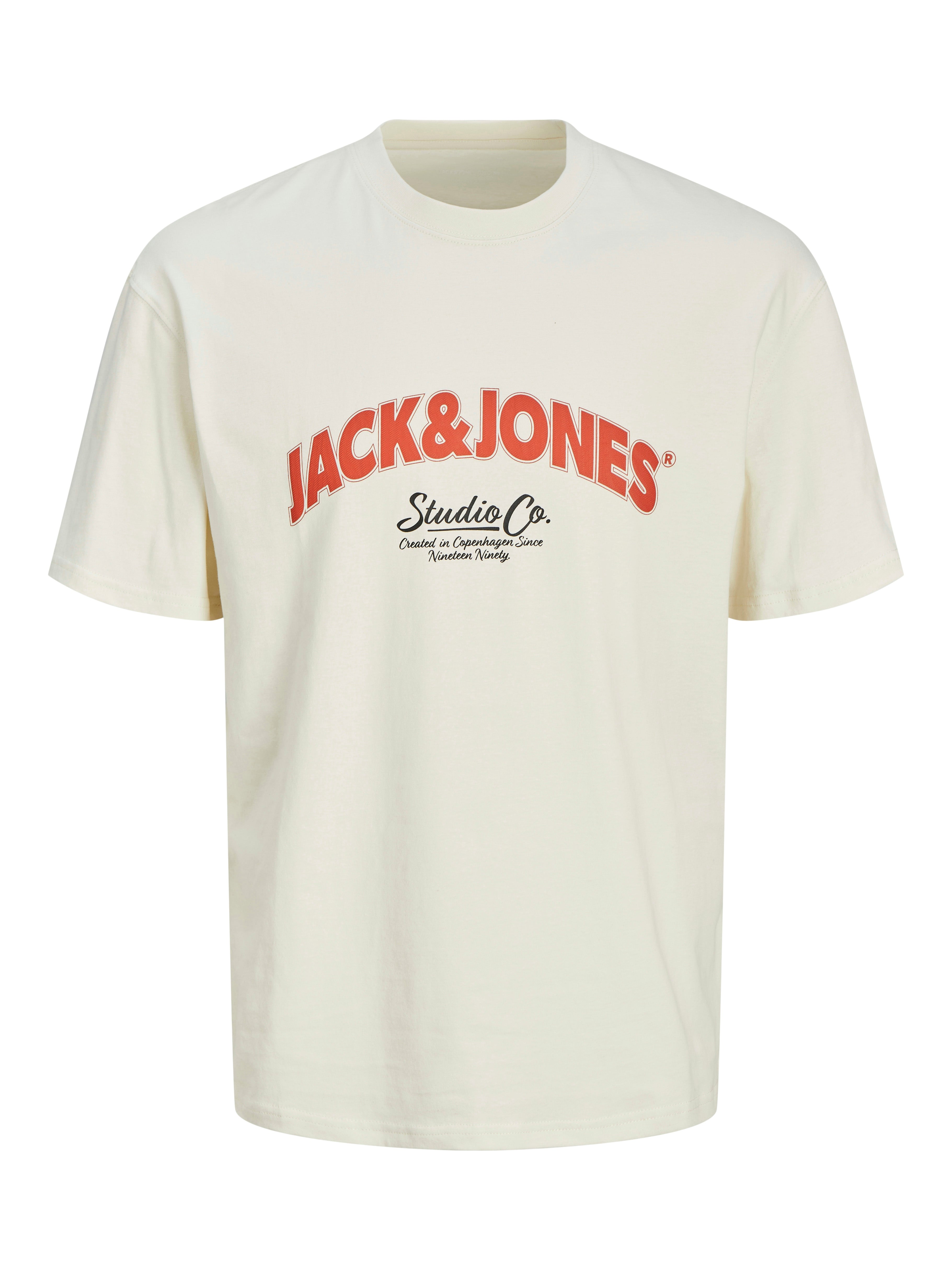 Jorbronx Arch Big Tee Ss Crew Neck Antique White