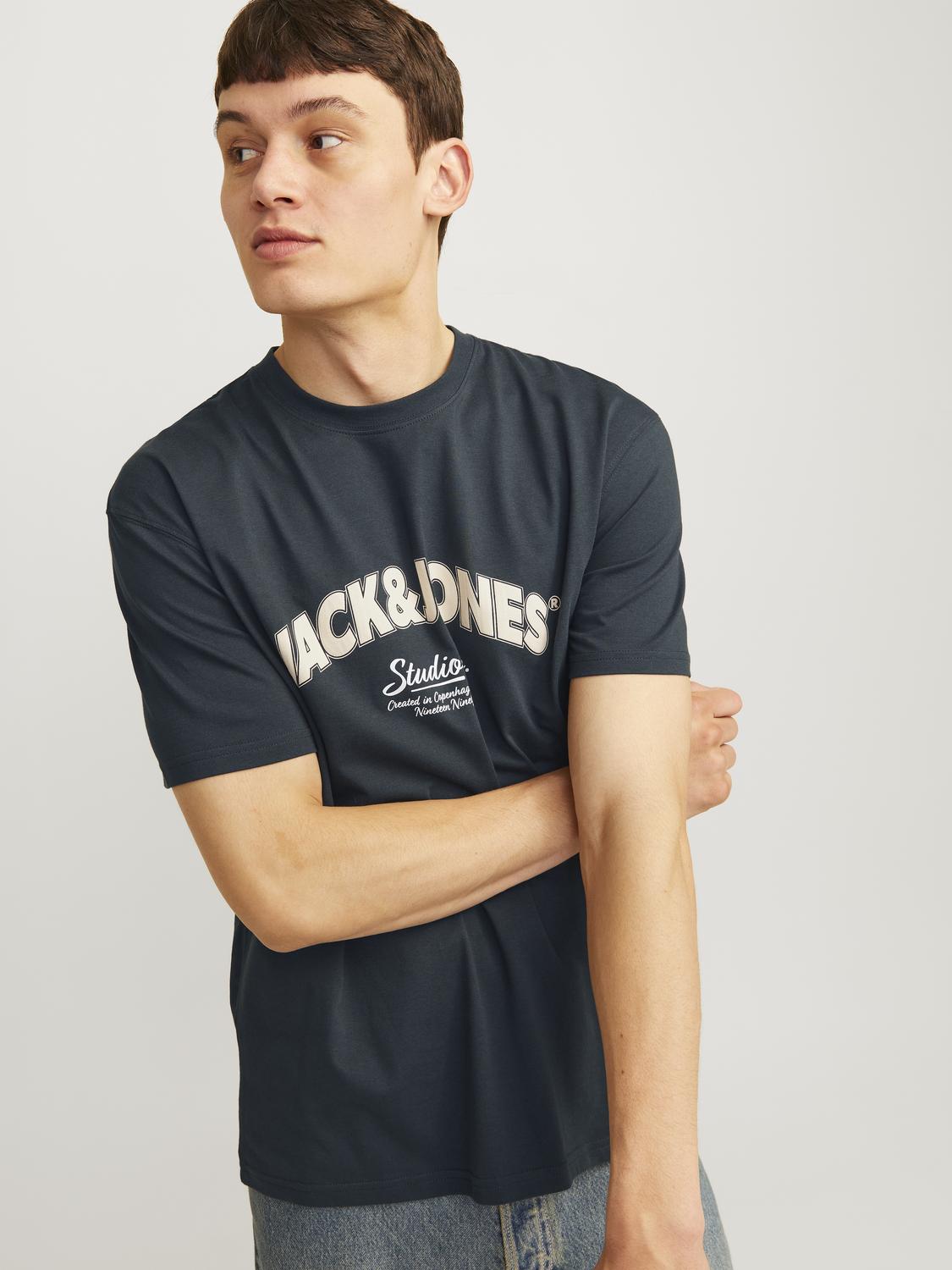 Jorbronx Arch Big Tee Ss Crew Neck Forest River