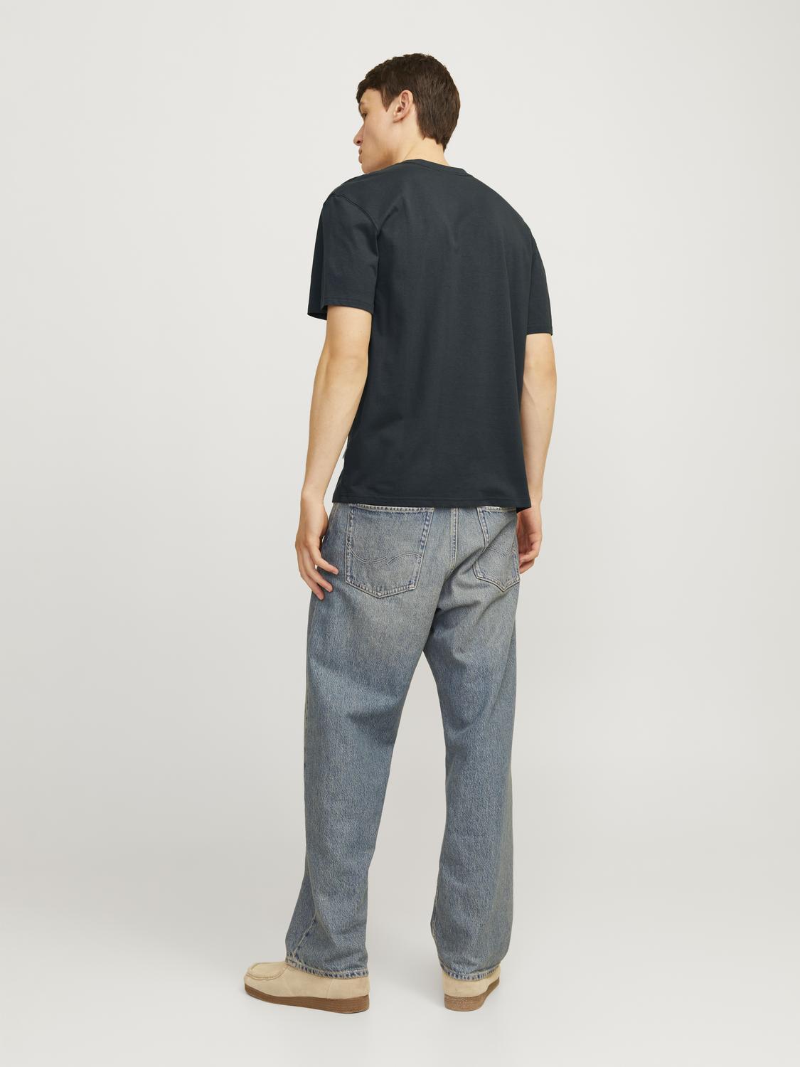 Jorbronx Arch Big Tee Ss Crew Neck Forest River