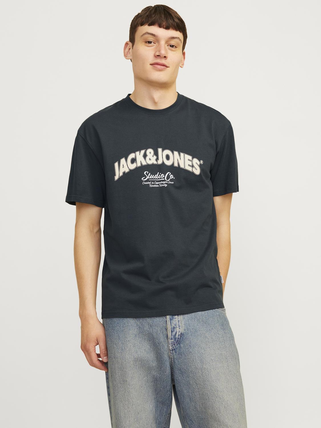Jorbronx Arch Big Tee Ss Crew Neck Forest River