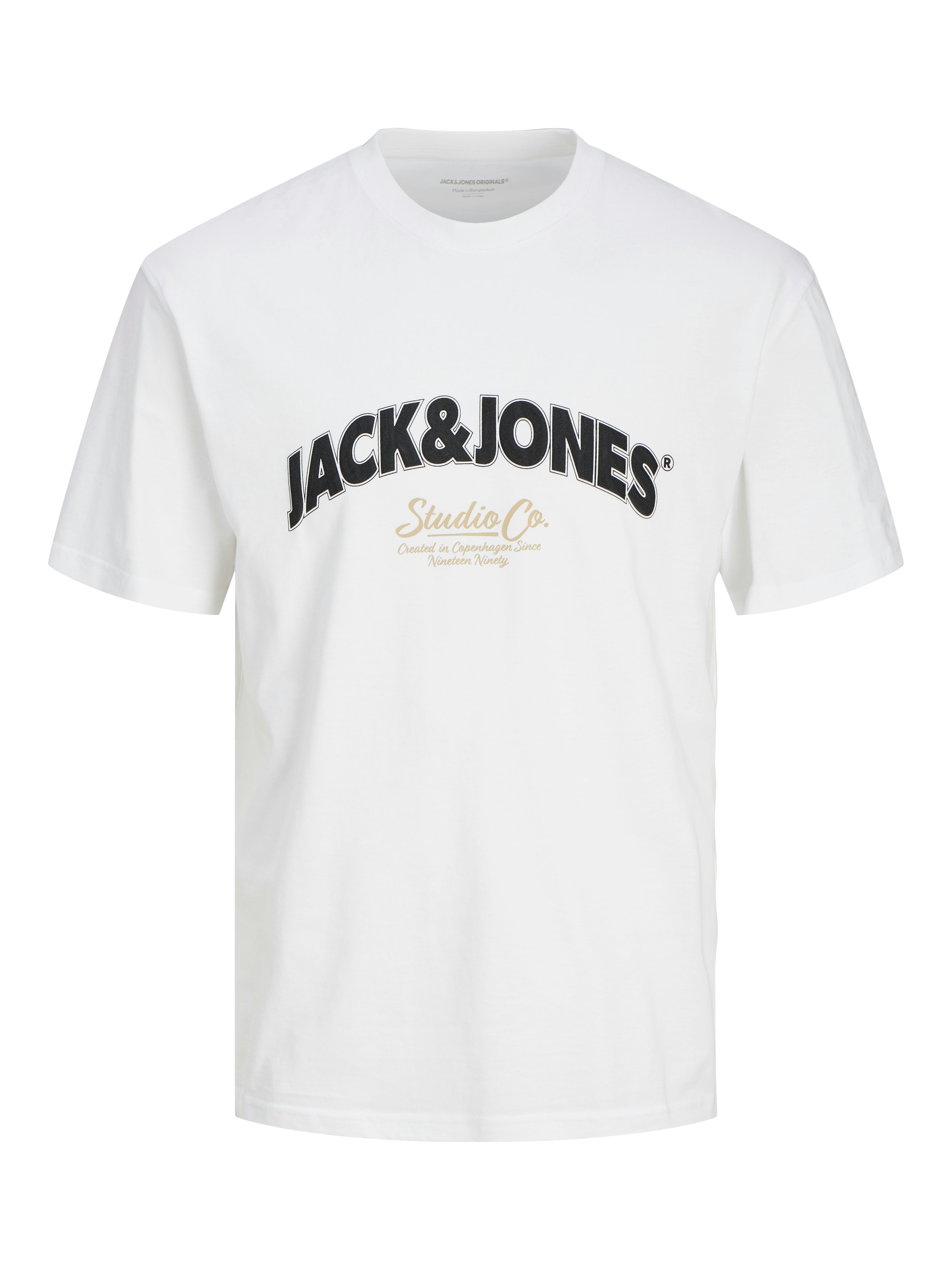 Jorbronx Arch Big Tee Ss Crew Neck Bright White