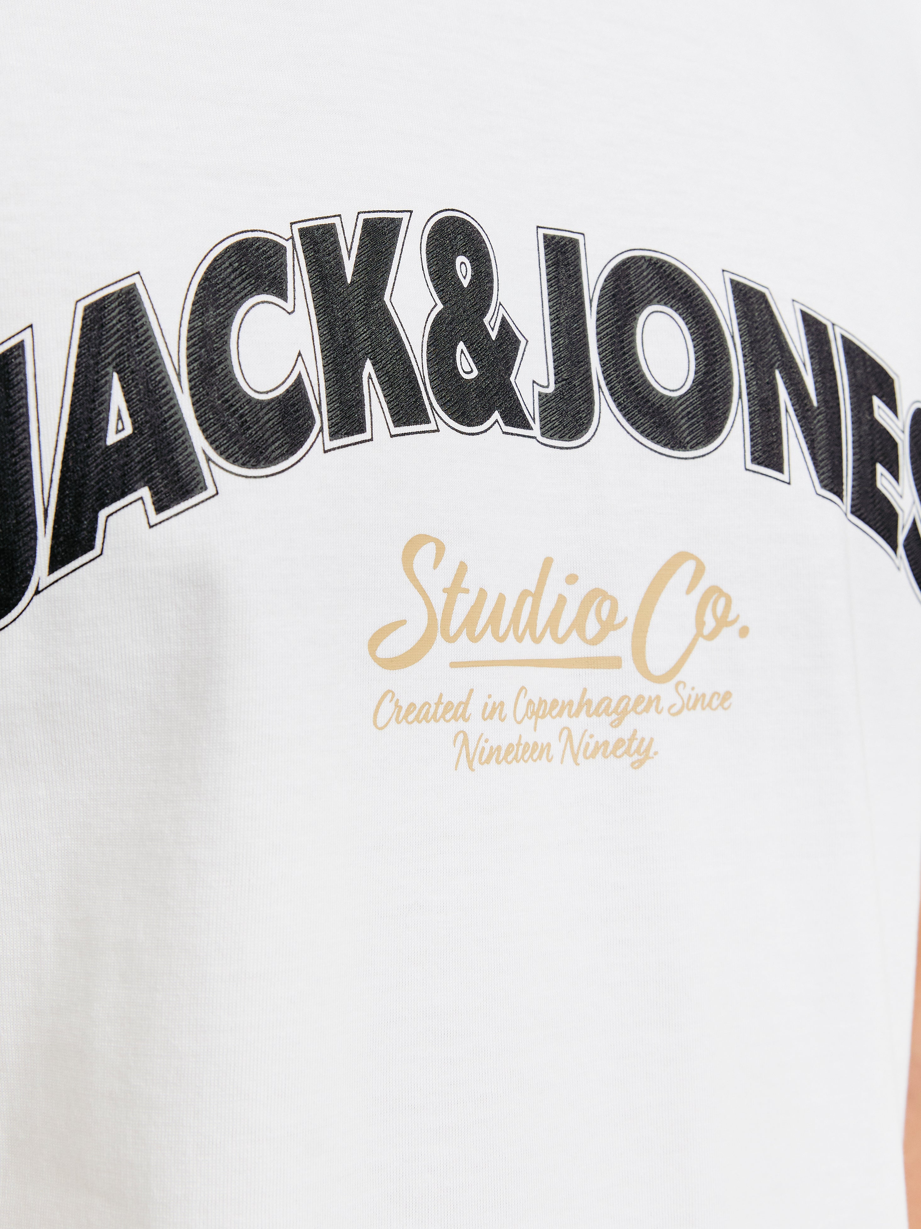 Jorbronx Arch Big Tee Ss Crew Neck Bright White