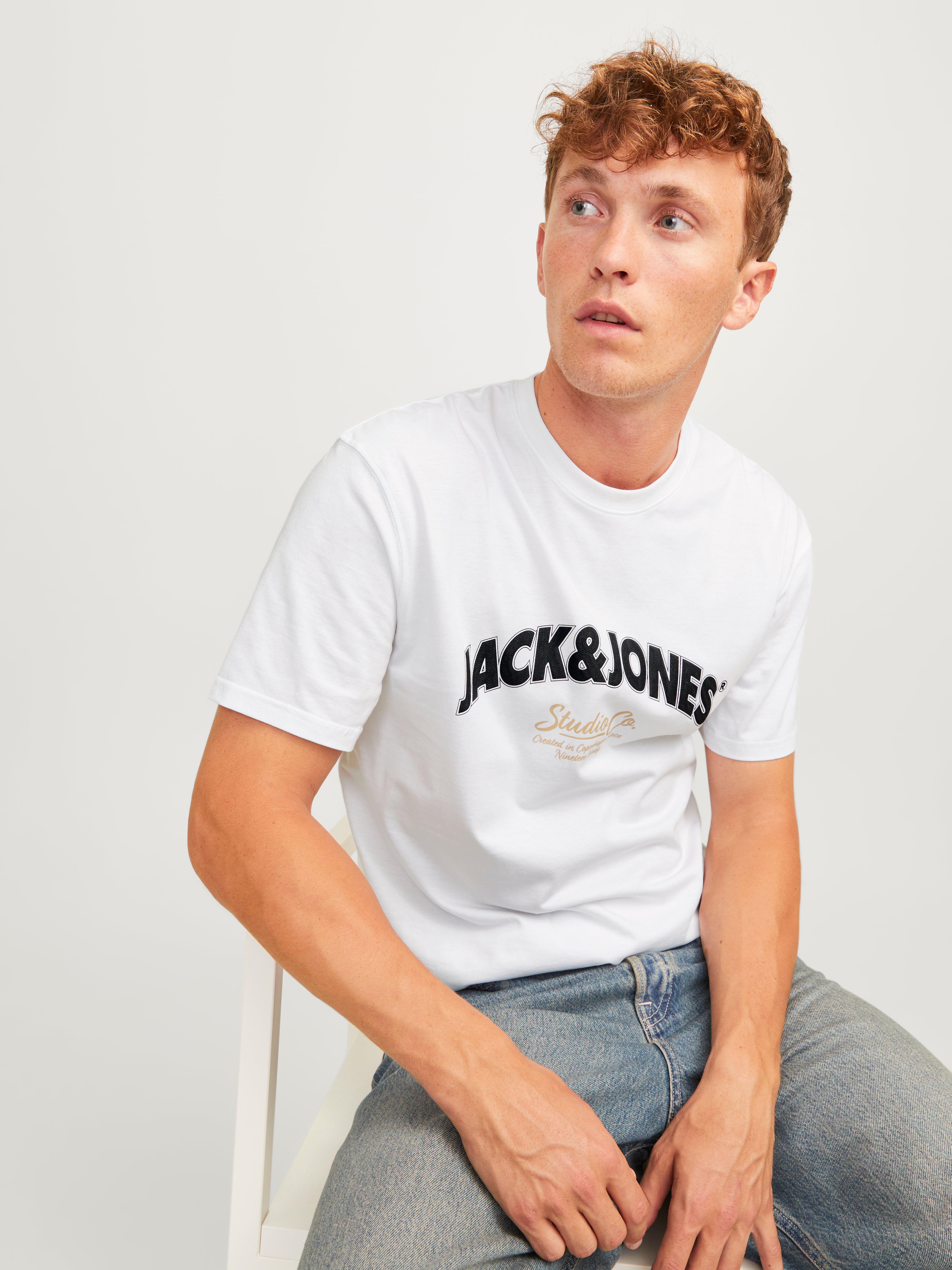 Jorbronx Arch Big Tee Ss Crew Neck Bright White