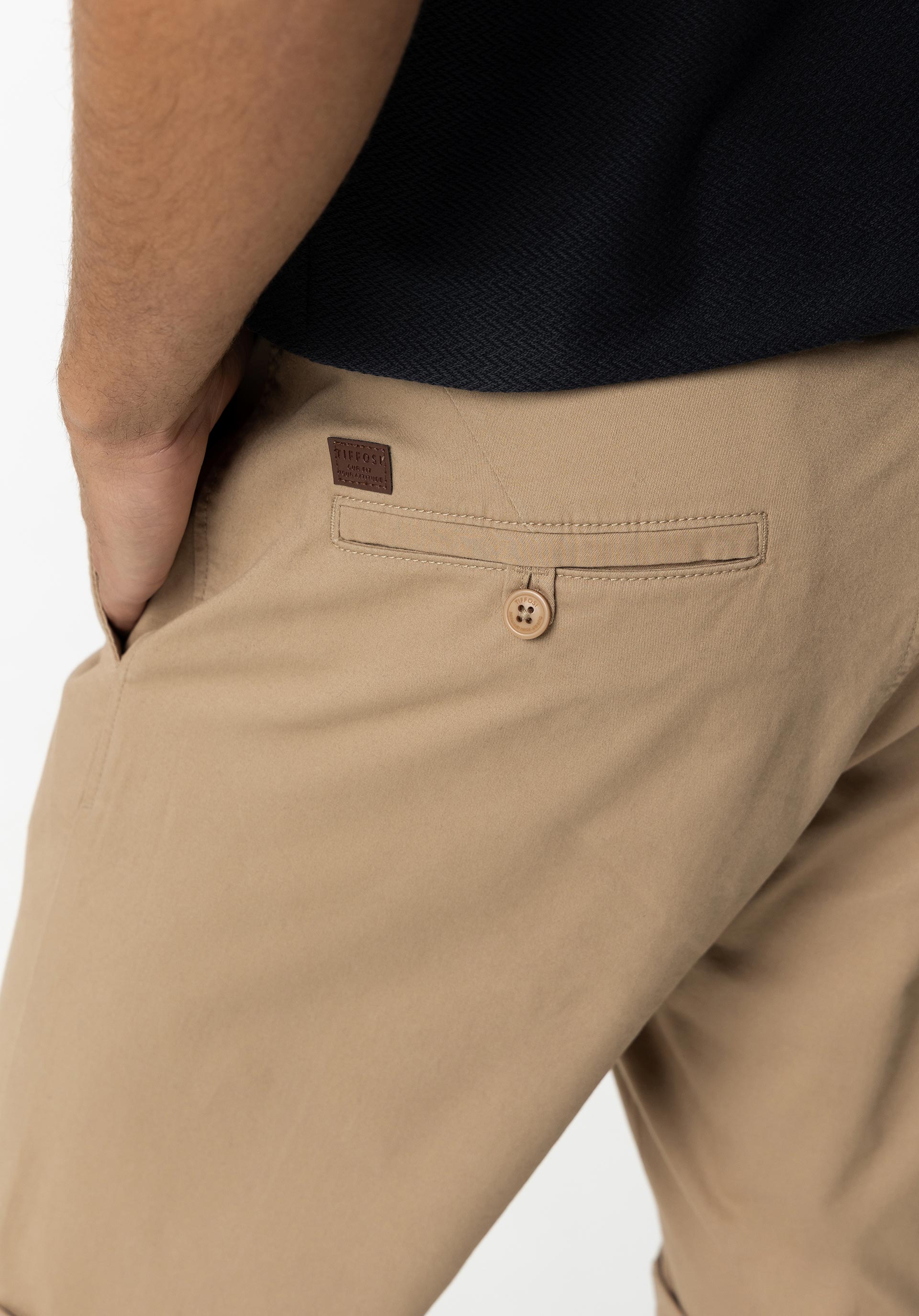 Chino Short Slim_31 Tiffosi10054446 de Hombre color 145