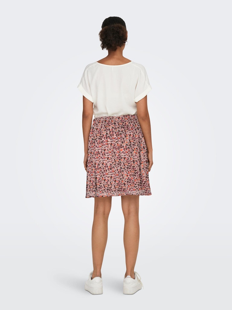 Falda Only 15301414 Onladele Life Button Skirt PtmRose Smoke Eco animal