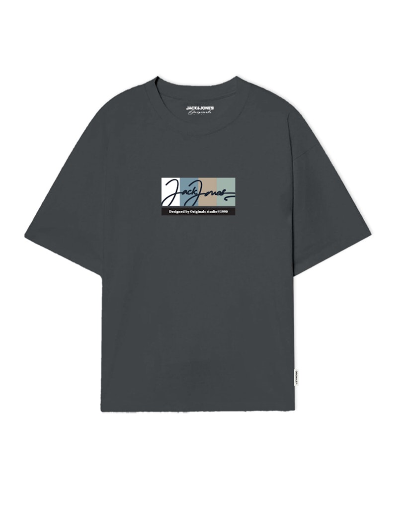Jack & Jones Jorportland Block Branding Ss Cn Ln 12262662 Forest River Hombre