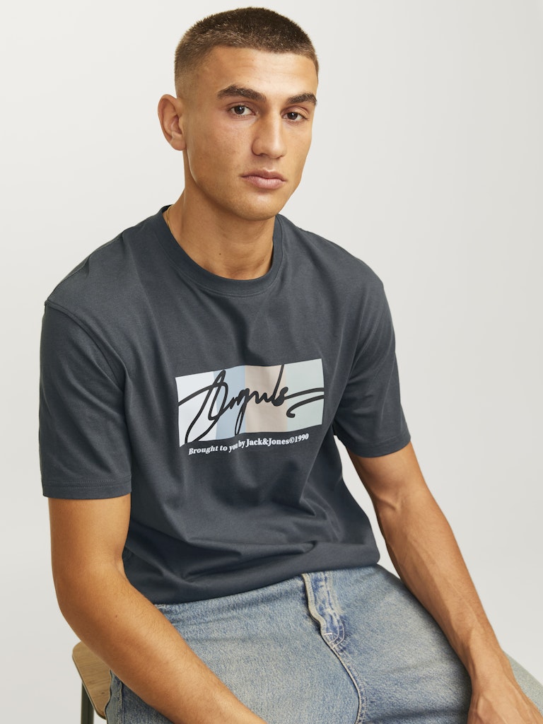 Jack & Jones Jorportland Block Branding Ss Cn Ln 12262662 Forest River Hombre