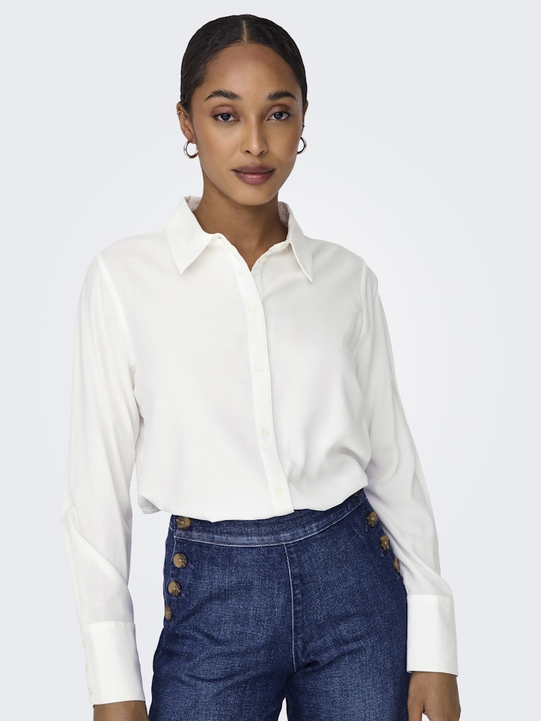 ONLY Onlberit L/S Shirt Wvn 15320243 Snow White