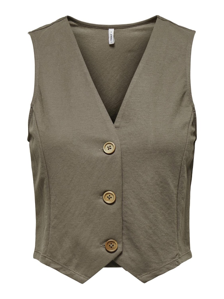Only Chaleco 15319697 Onljany S/L Vest Jrs Walnut