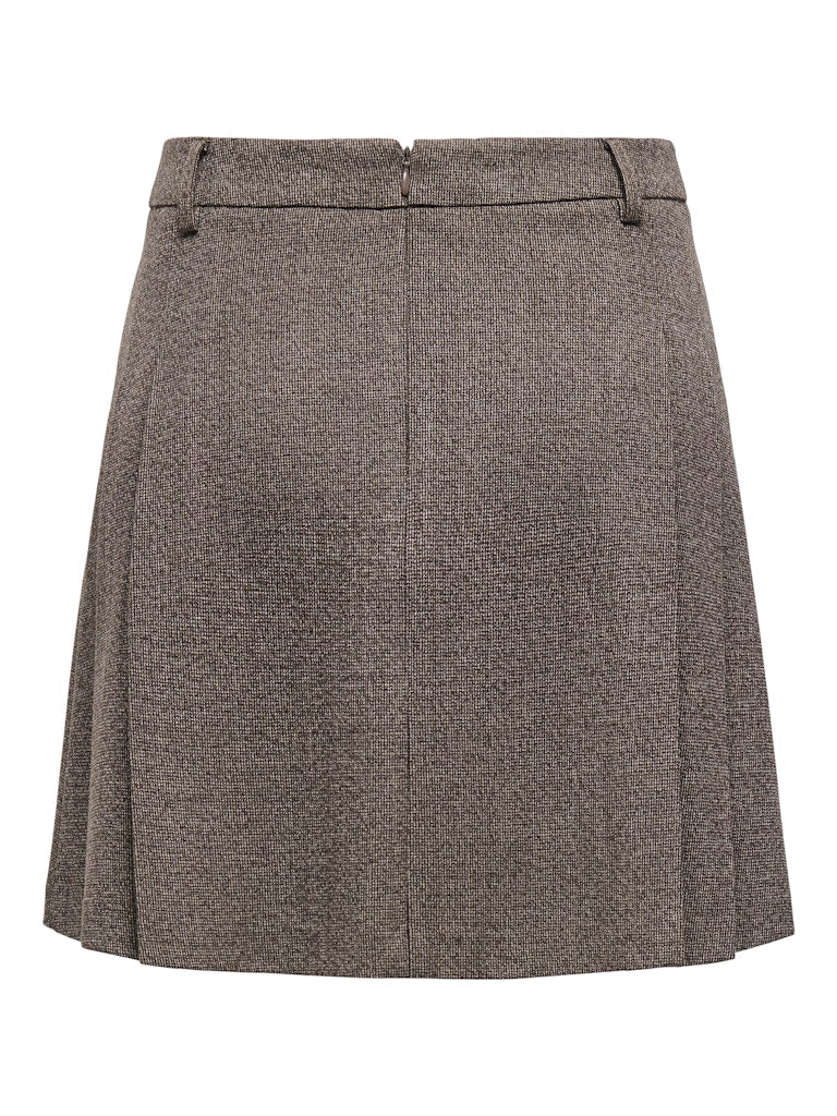 Only Onldell Hw Mel Pleat Skirt Tlr 15330801 Black White Pepper & Dark Brown Melange