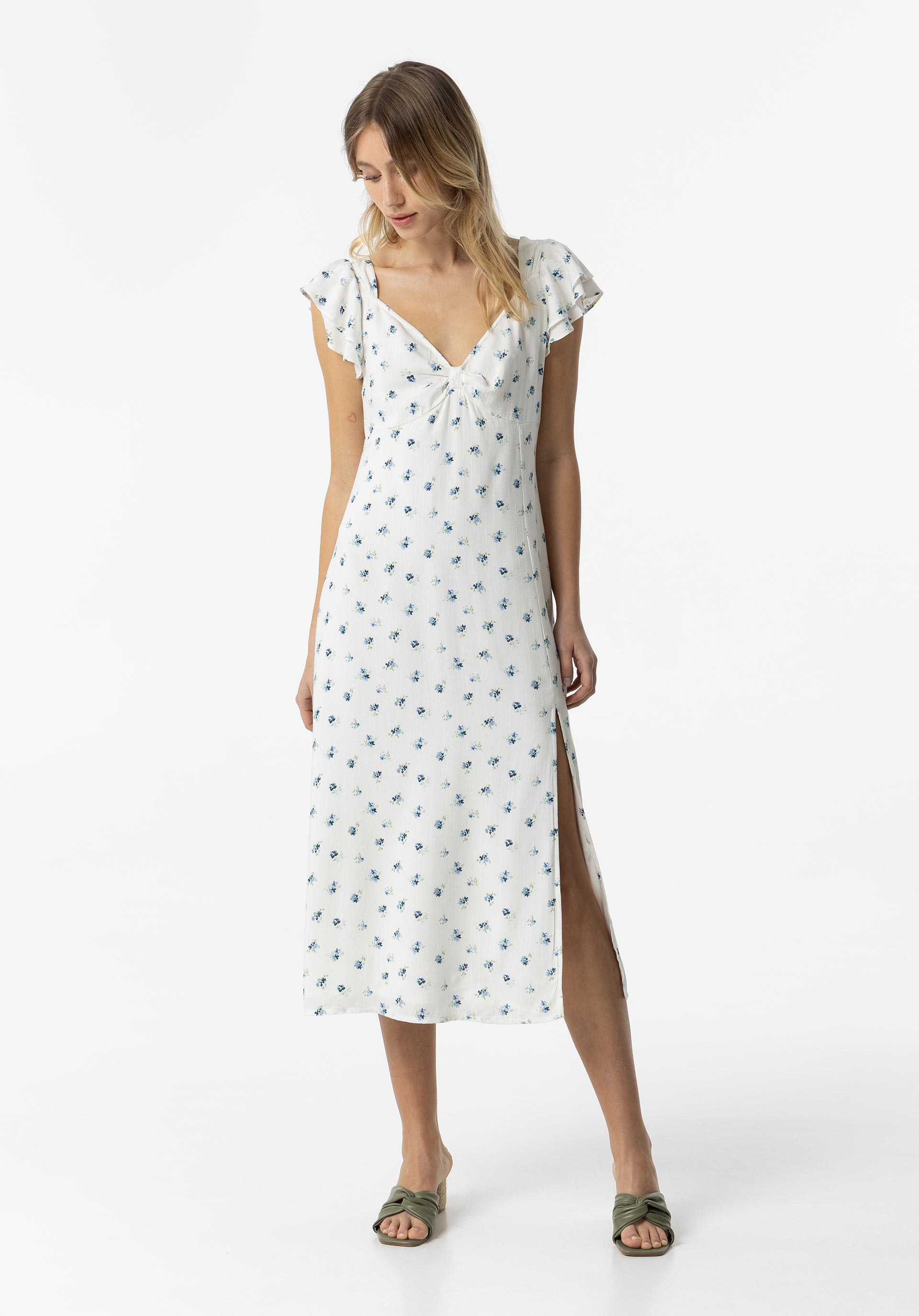 Vestido 10054852 Star 104 Abedul de Tiffosi