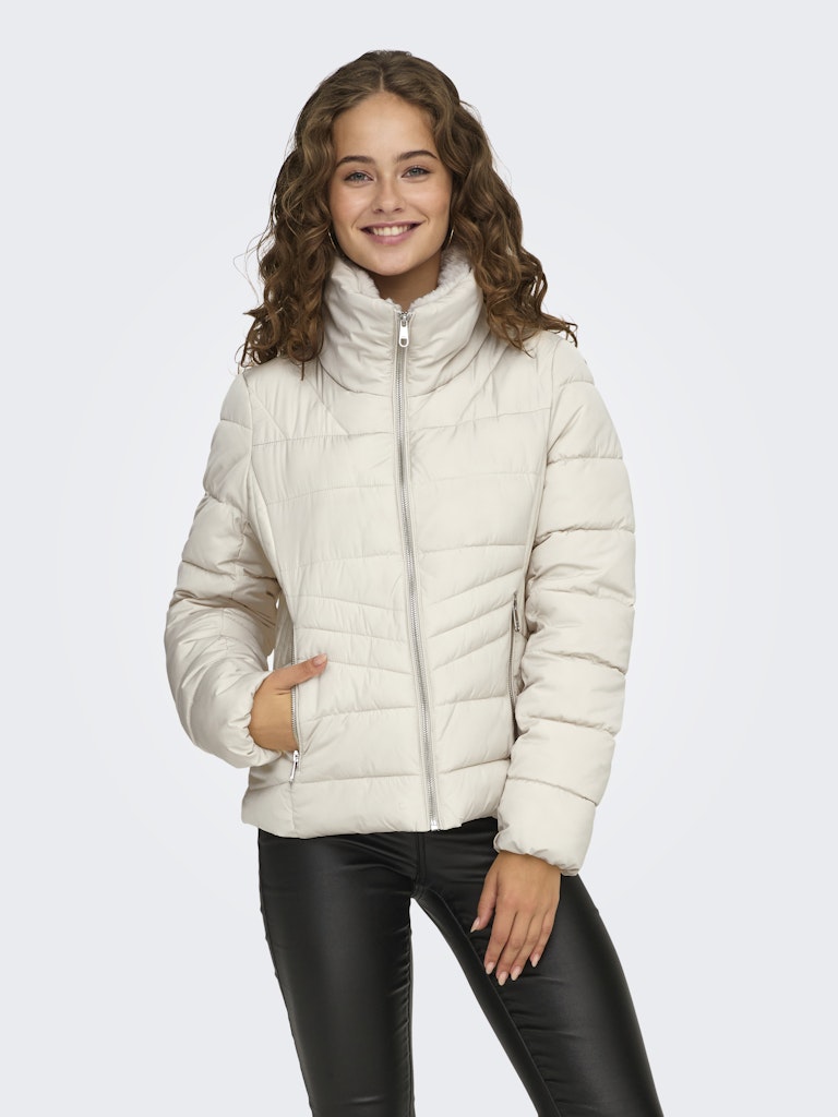 Onlhelen Short Puffer Jacket Otw Pumice Stone