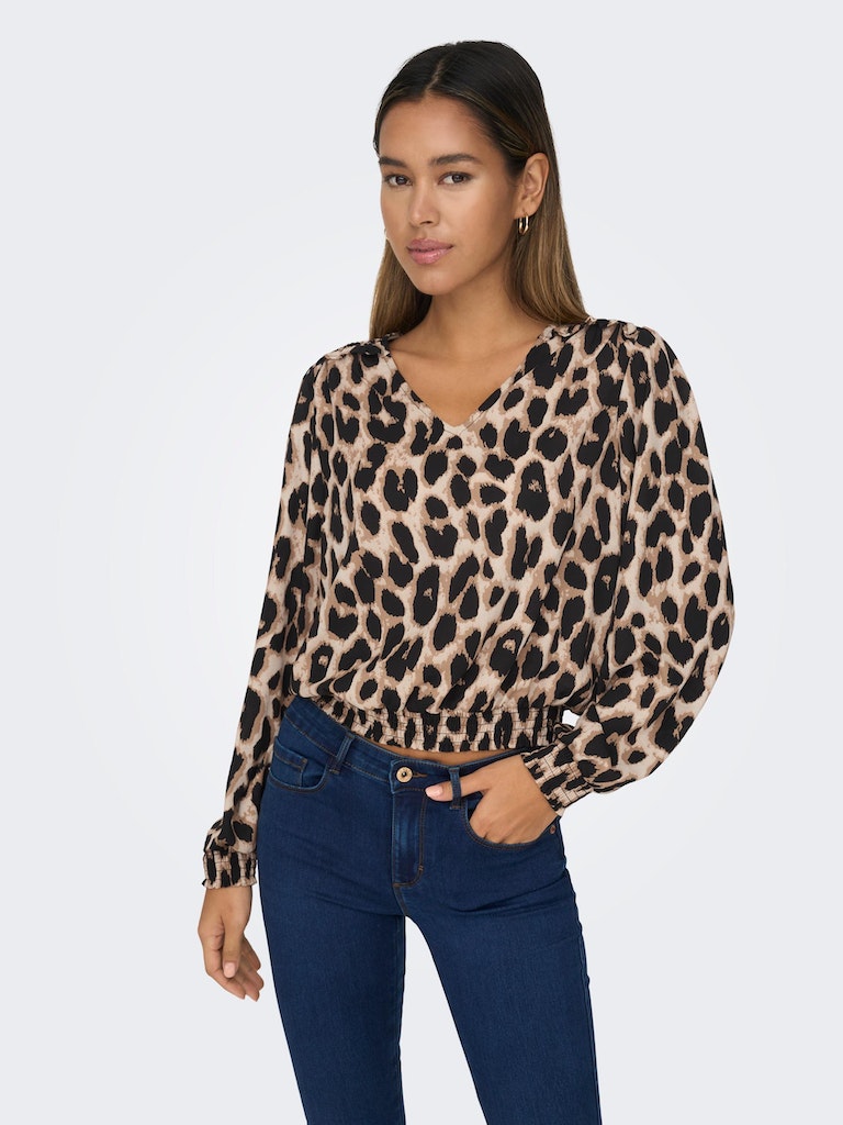 Onltiana L/S Smock Top Wvn NoosCloud Dancer VIMA LEO