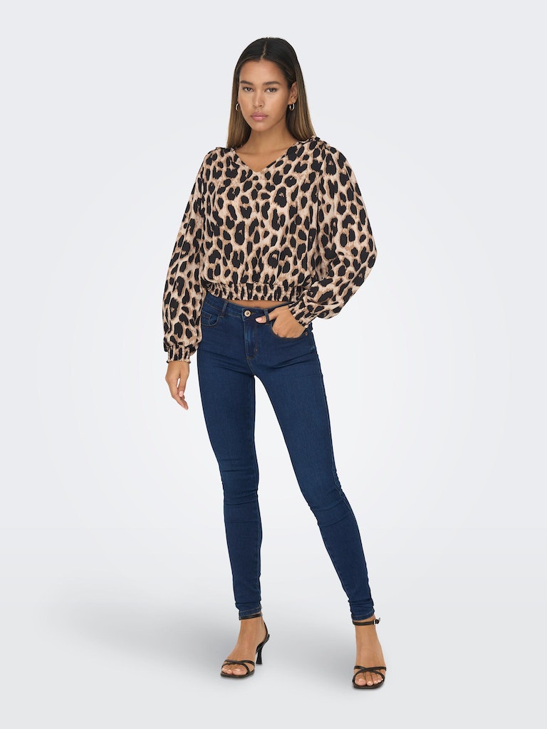 Onltiana L/S Smock Top Wvn NoosCloud Dancer VIMA LEO