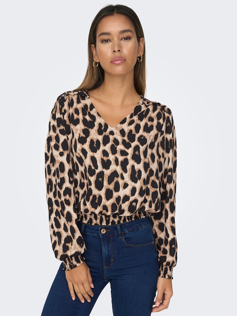 Onltiana L/S Smock Top Wvn NoosCloud Dancer VIMA LEO