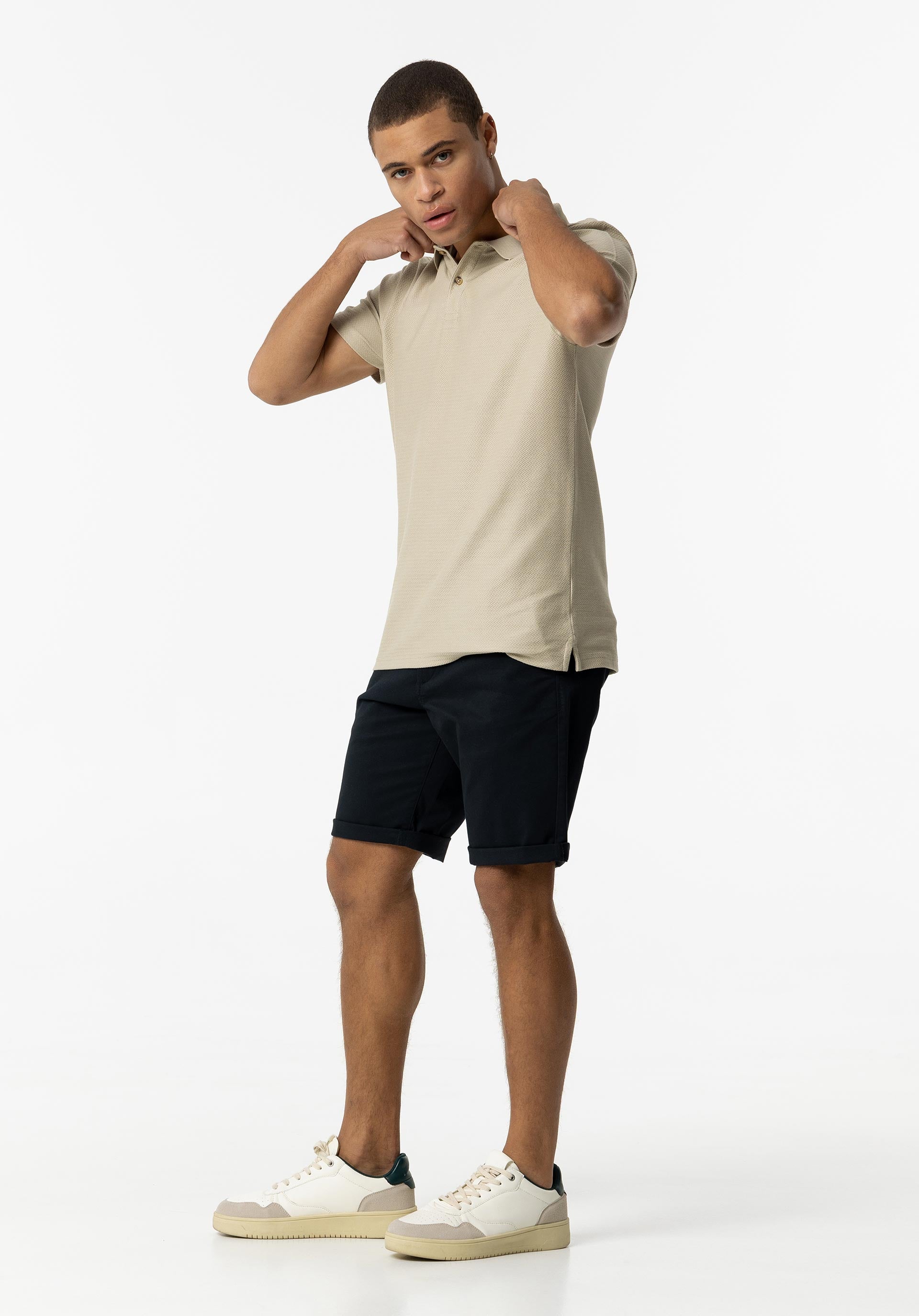 Chino Short Slim_31 790 Azul Marino 10054446 de Tiffosi