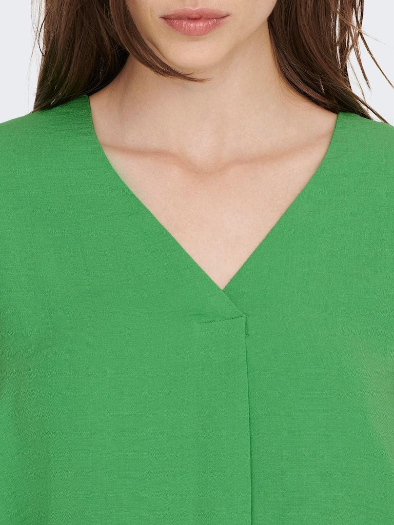 Jdydivya 3/4 Top Wvn Noos Kelly Green