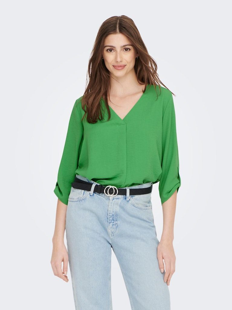 Jdydivya 3/4 Top Wvn Noos Kelly Green