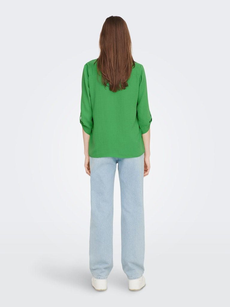 Jdydivya 3/4 Top Wvn Noos Kelly Green