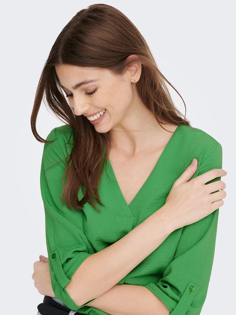 Jdydivya 3/4 Top Wvn Noos Kelly Green