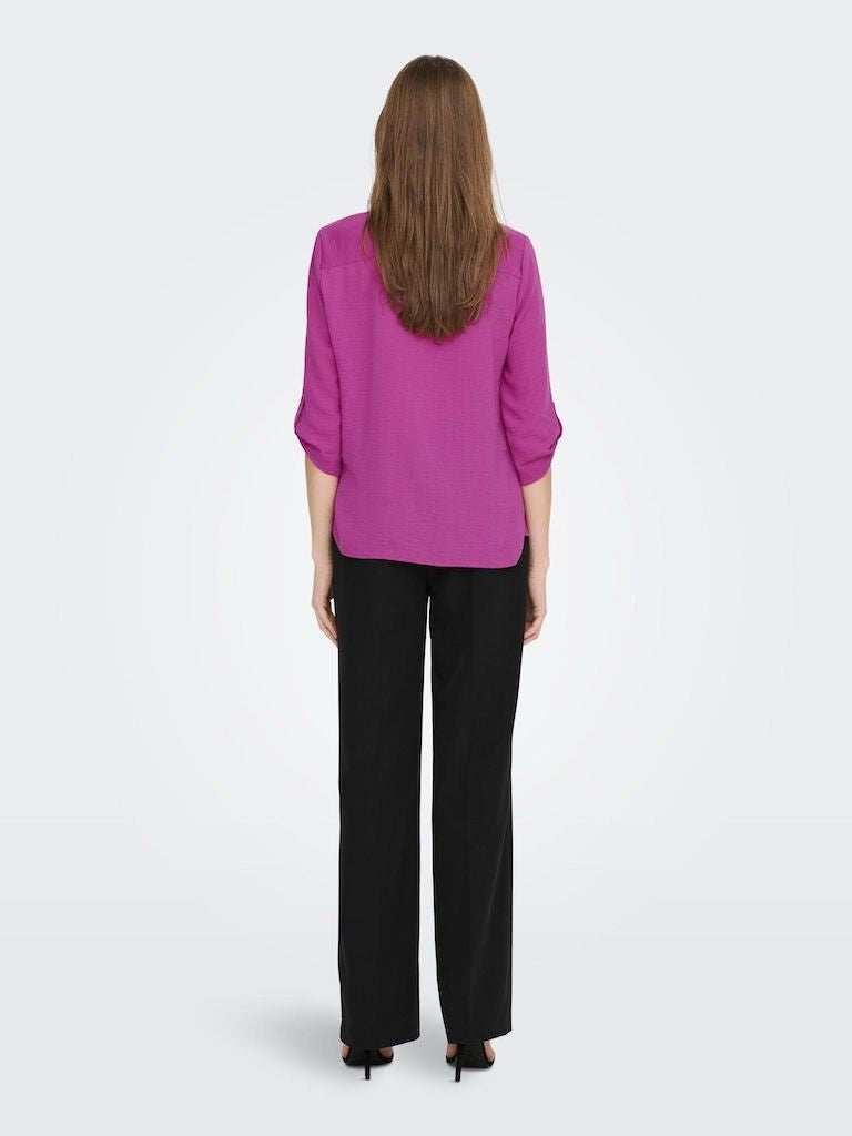 Jdydivya 3/4 Top Wvn Noos Festival Fuchsia