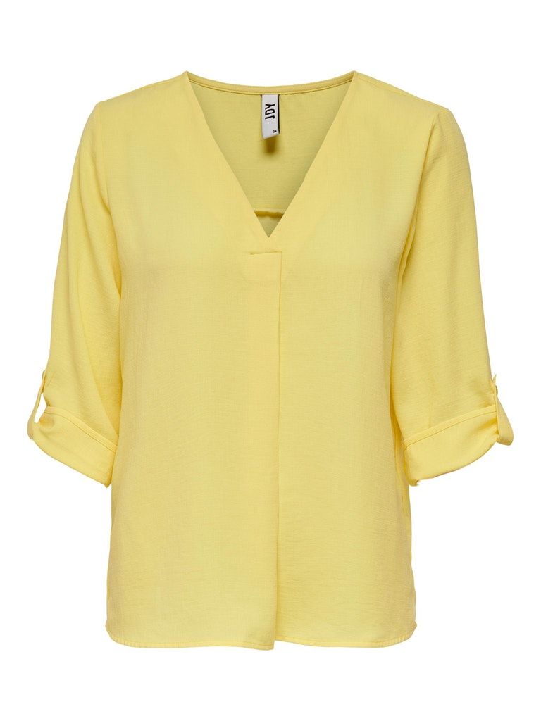 Jdydivya 3/4 Top Wvn Noos Yellow Cream