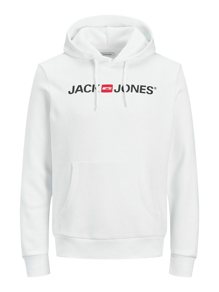 Jjecorp Old Logo Sweat Hood NoosWhite REG FIT