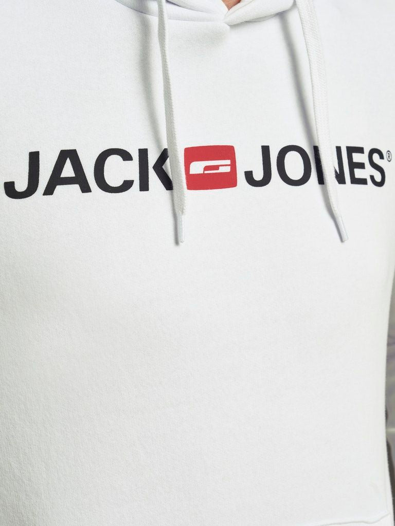 Jjecorp Old Logo Sweat Hood NoosWhite REG FIT