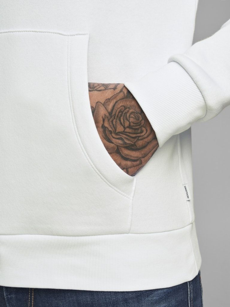 Jjecorp Old Logo Sweat Hood NoosWhite REG FIT