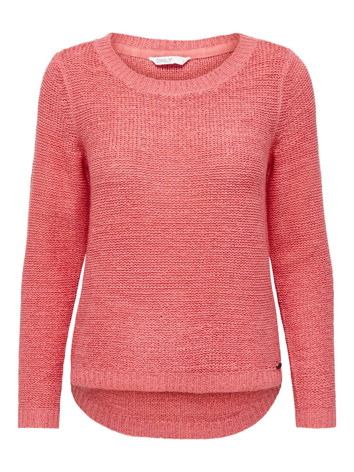 Onlgeena Xo L/S Pullover Knt Noos Tea Rose - dvjeans