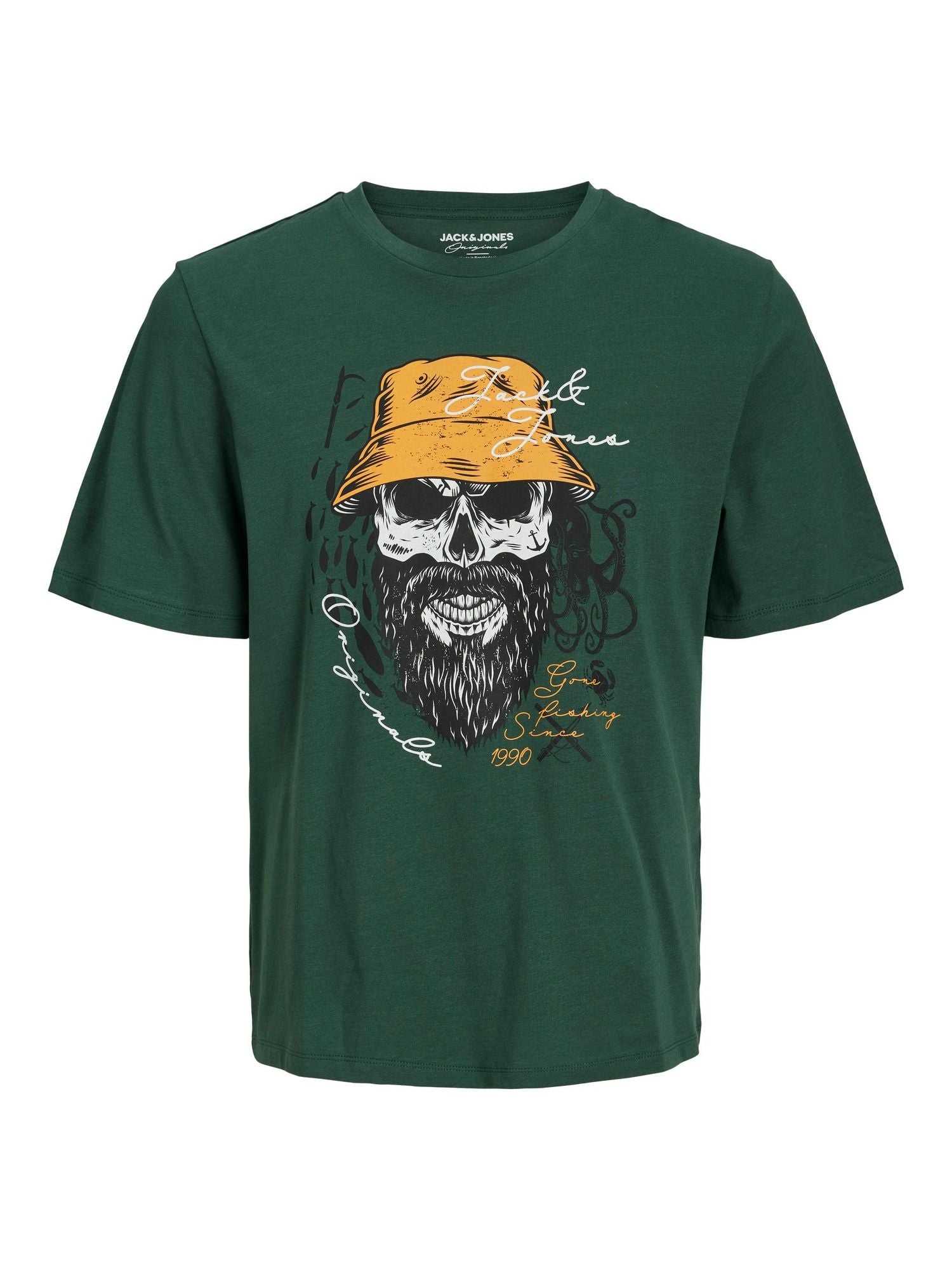 Jorroxbury Tee Ss Crew Neck Sn Trekking Green - dvjeans
