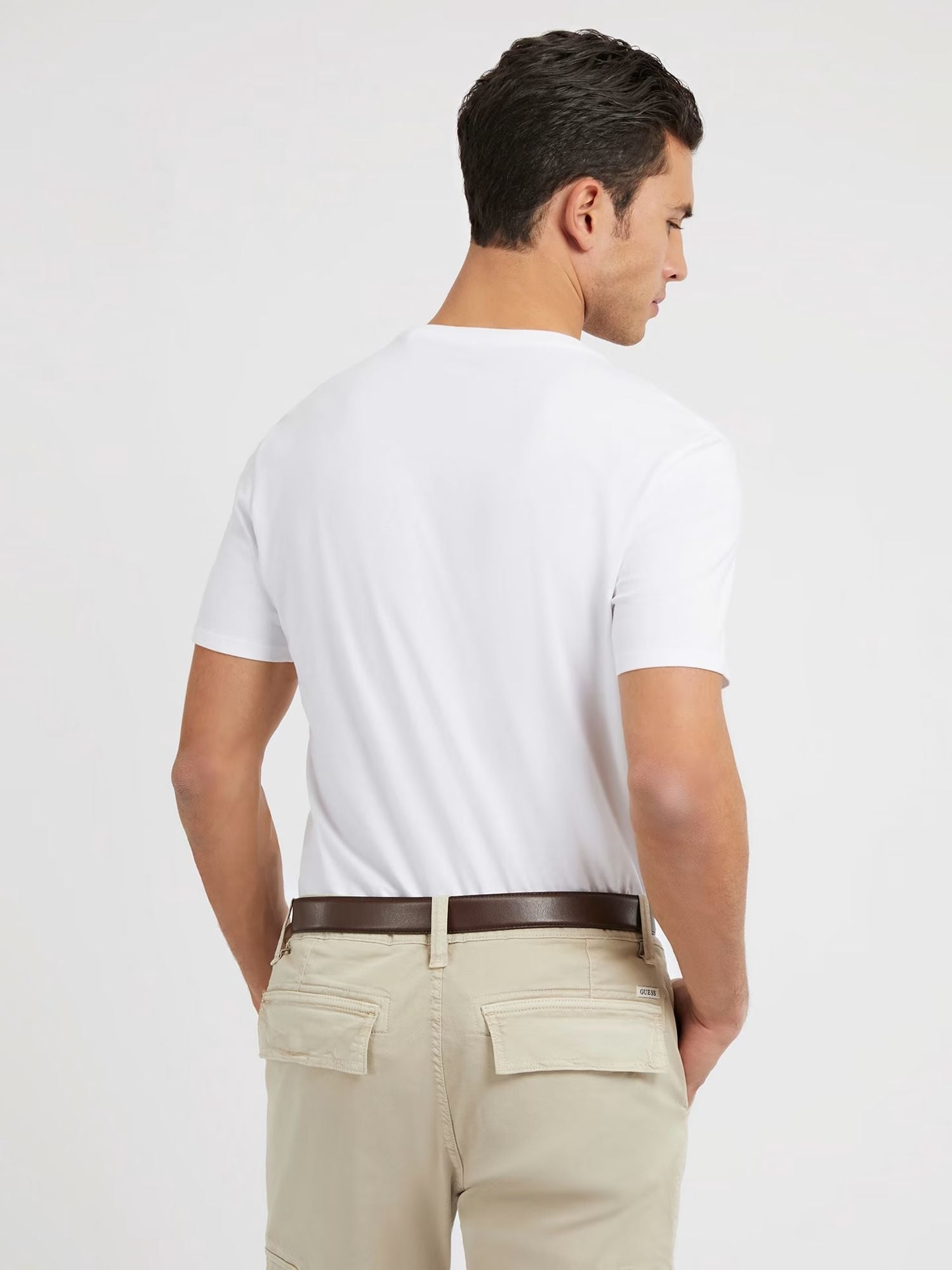 Cn Ss Original Logo Tee White - dvjeans