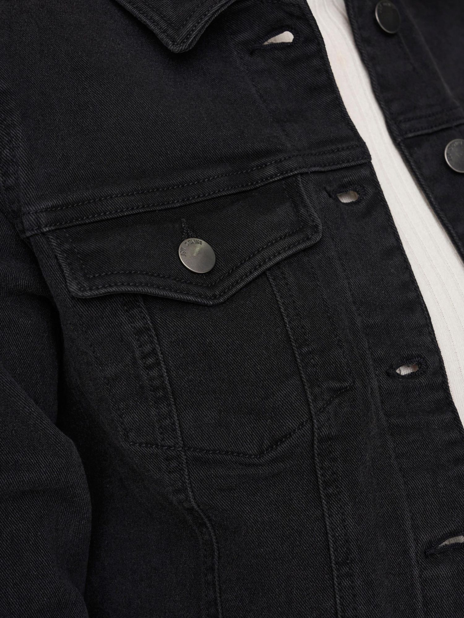 Jdyremi Short Ls Jacket Blk DnmBlack - dvjeans