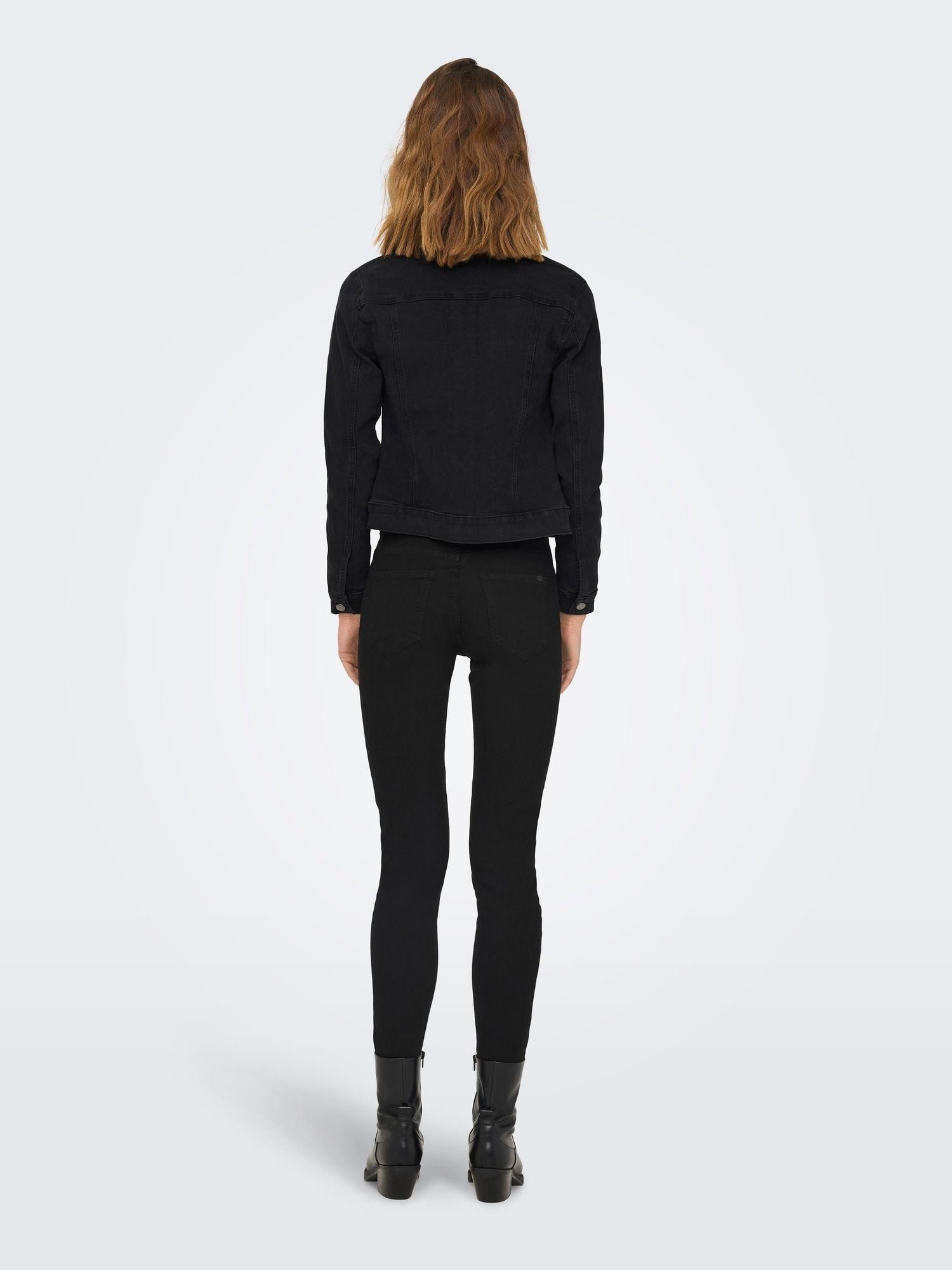 Jdyremi Short Ls Jacket Blk DnmBlack - dvjeans