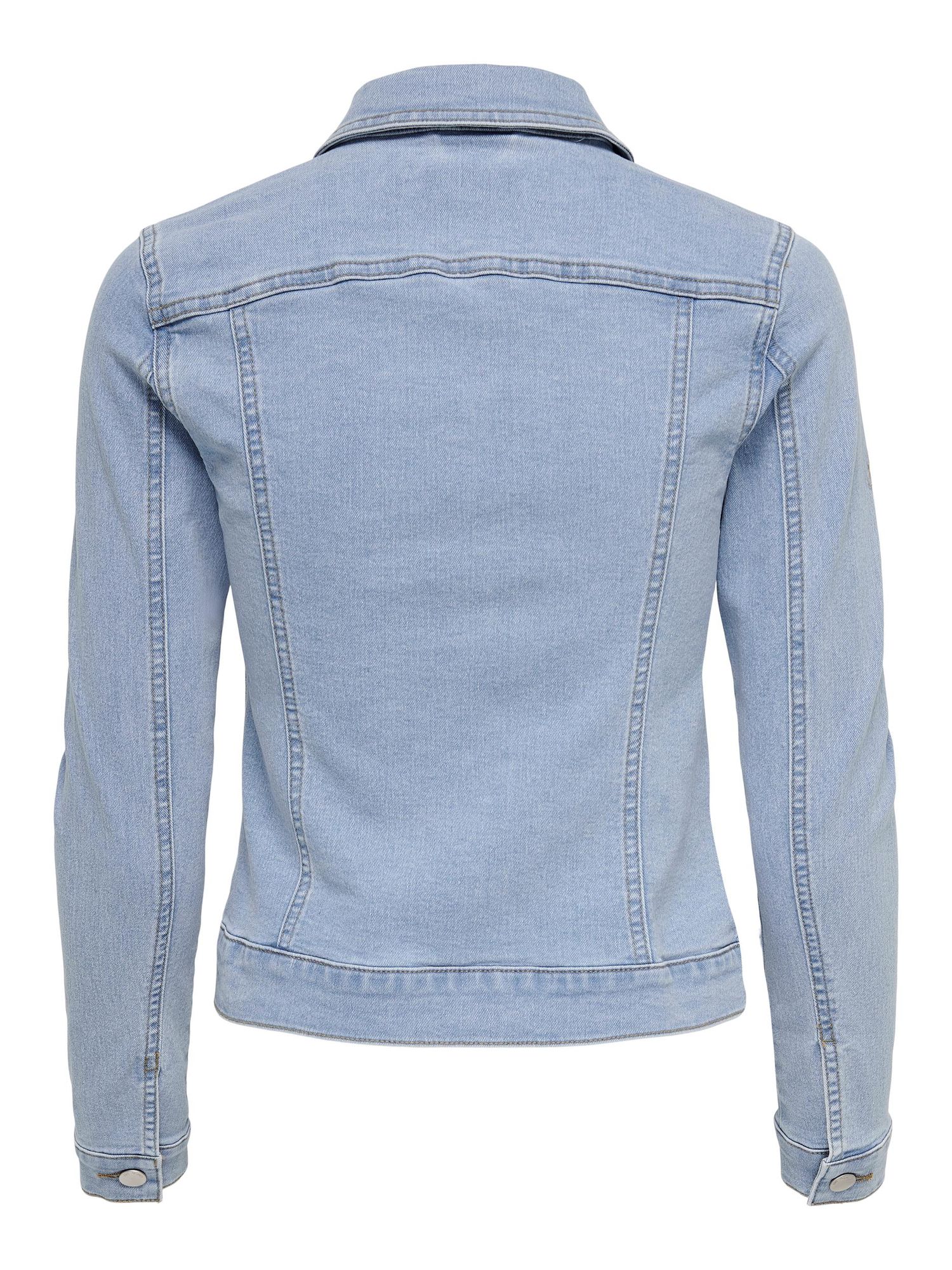 Jdyremi Short Ls Jacket Blk Dnm Light Blue Denim - dvjeans
