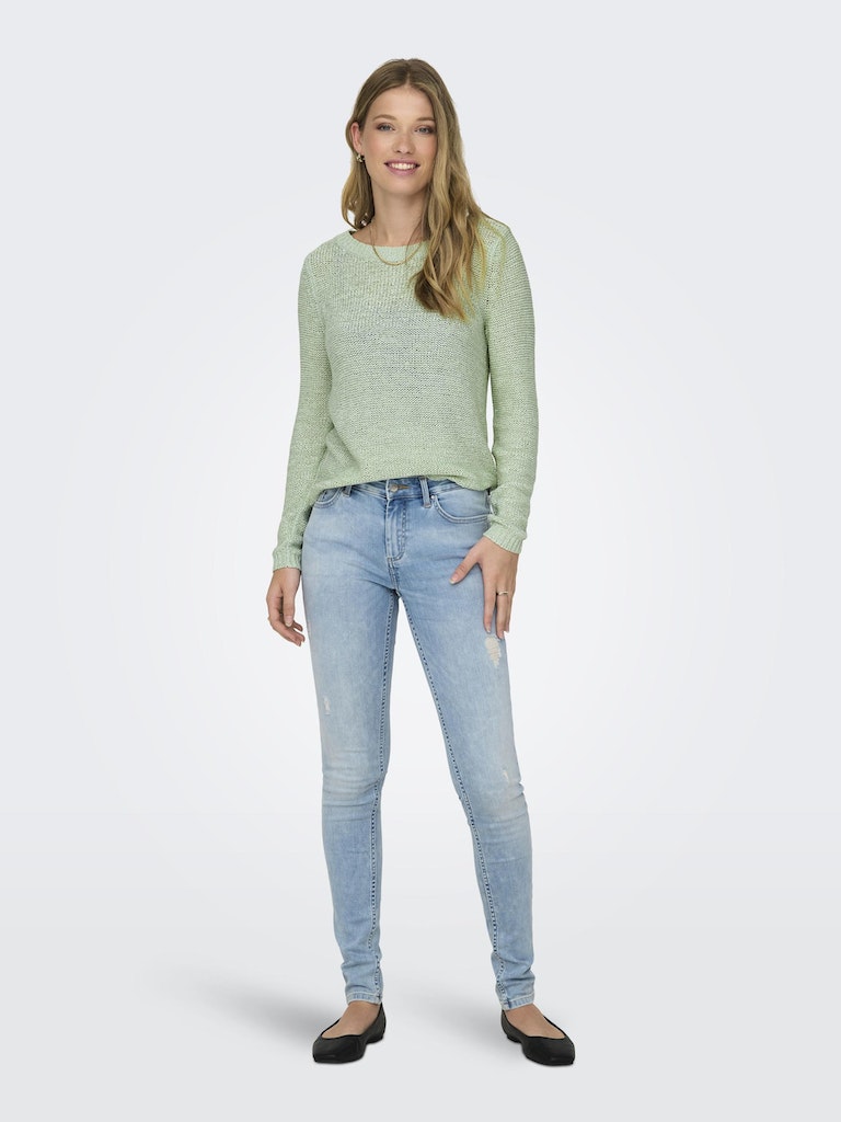 Sueter 15113356 Onlgeena Xo L/S Pullover Knt Noos Subtle Green de Only