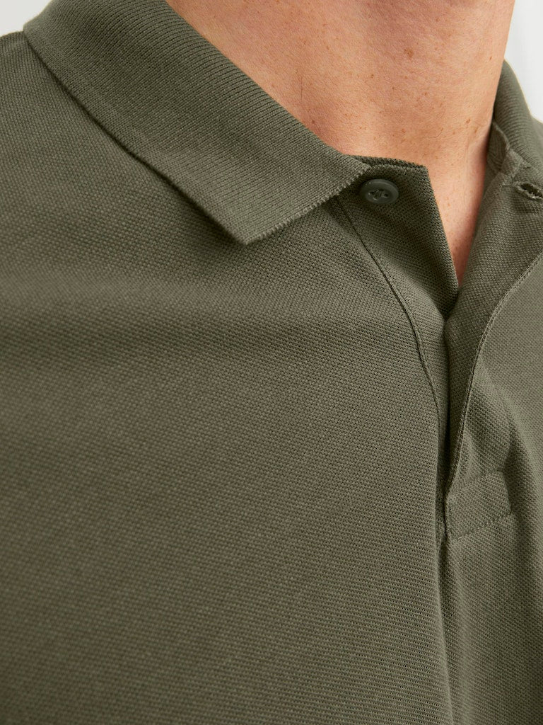 Jjebasic Polo 12136516 Ss Noos Olive Night Slim Fit de Jack & Jones