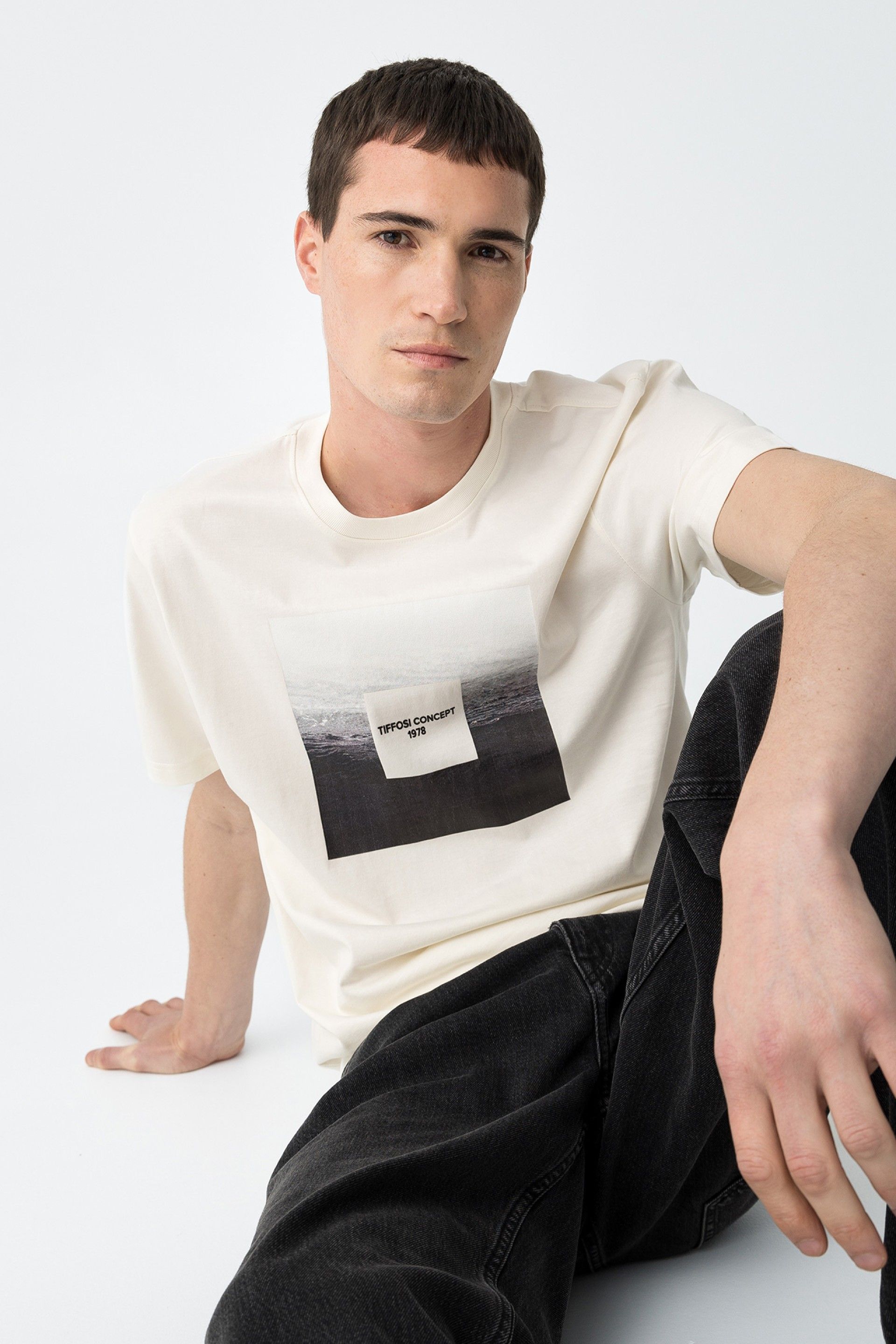 Camisetas Tiffosi Callen 10059147 101 Beige Claro