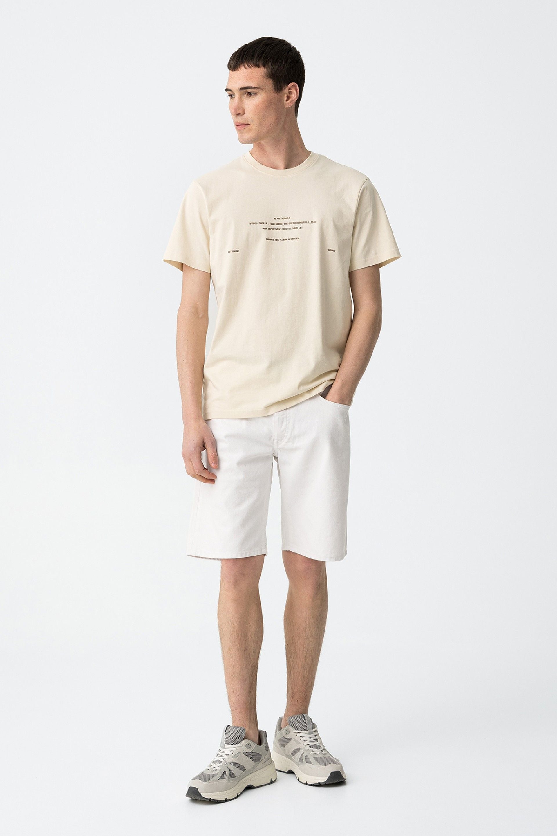 Shorts Tiffosi Short Regular_42 10059825 101 Beige Claro