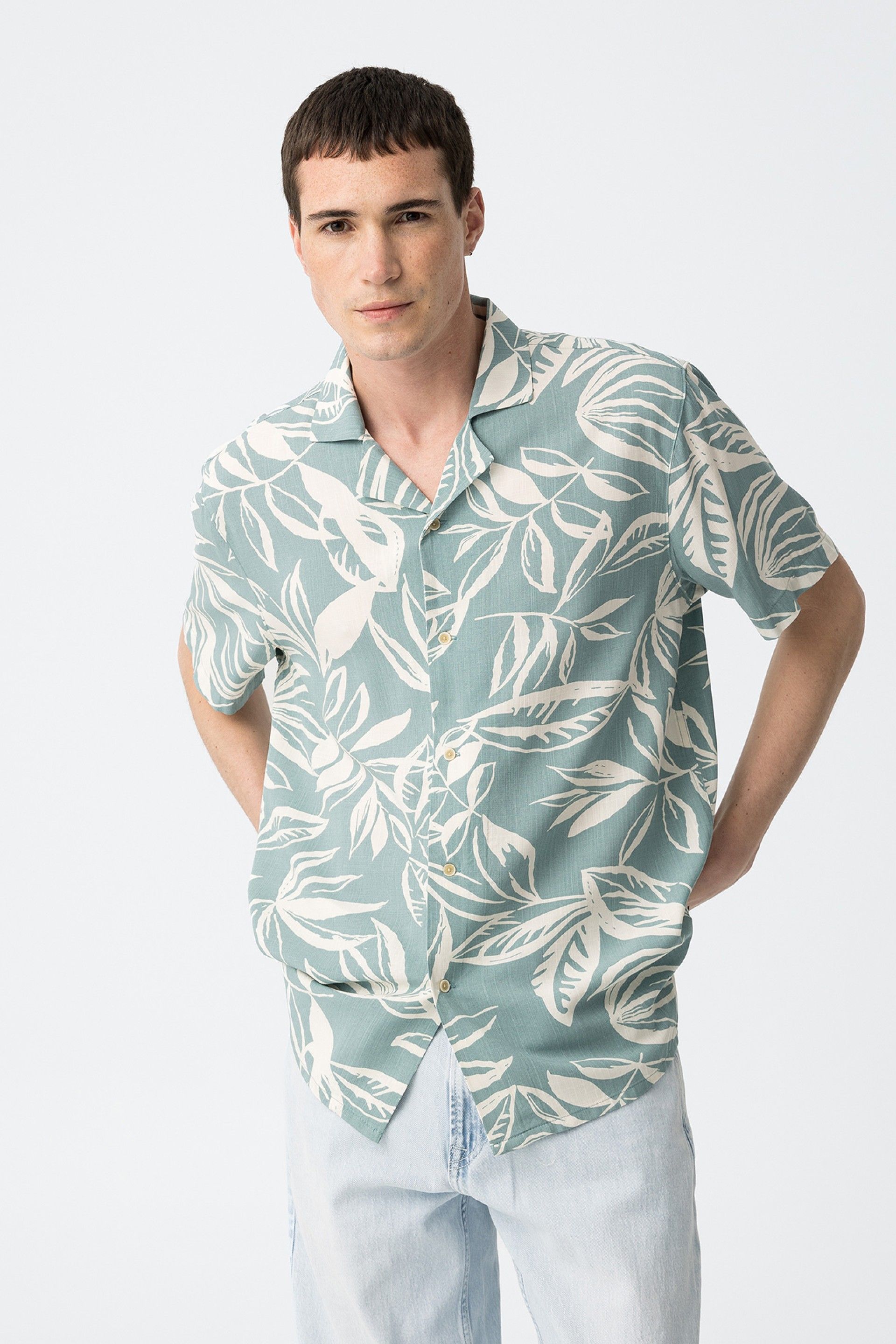 Camisas Tiffosi Marco 10060185 805 Verde Pistacho