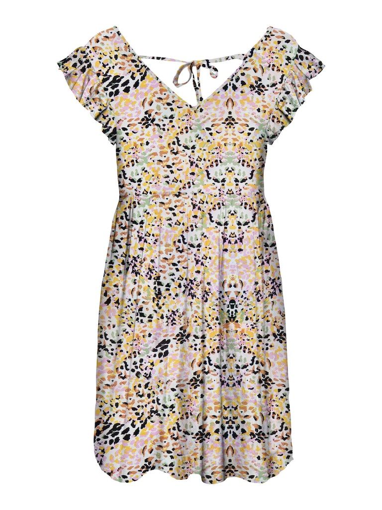 Jdystarr Life V-Neck Dress Wvn Cloud Dancer