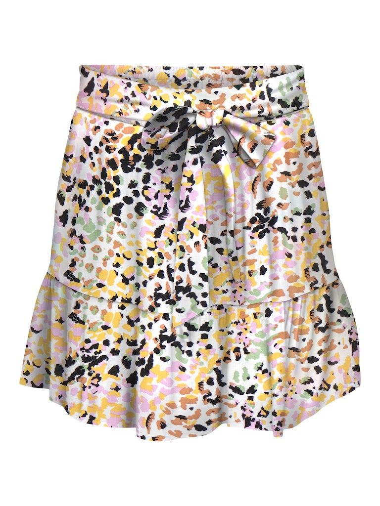 Jdystarr Life Tie Mw Skirt Wvn Cloud Dancer