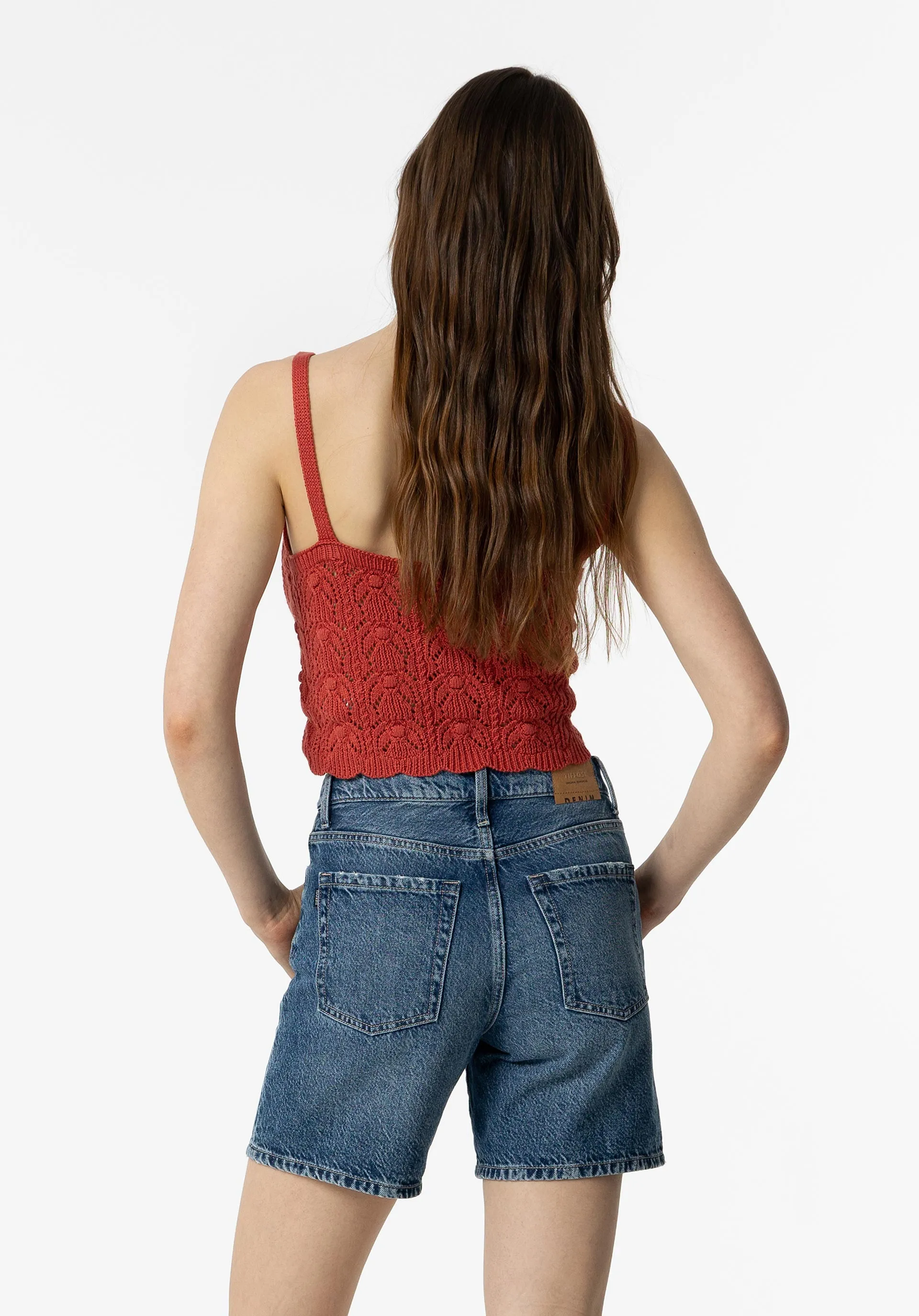 Camiseta de Tiffosi 10054716 Pontomedusa 513 Rojo Mineral