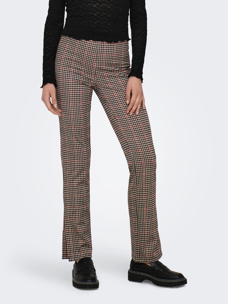Jdygeggo Mia Slit Pant JrsTapioca RED SQUARE